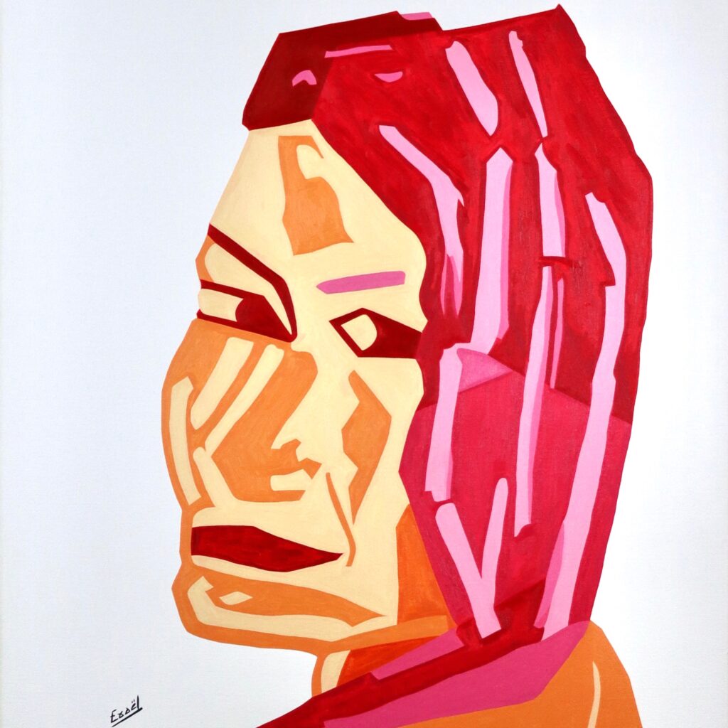 Look Back Pink - 60x80 cm